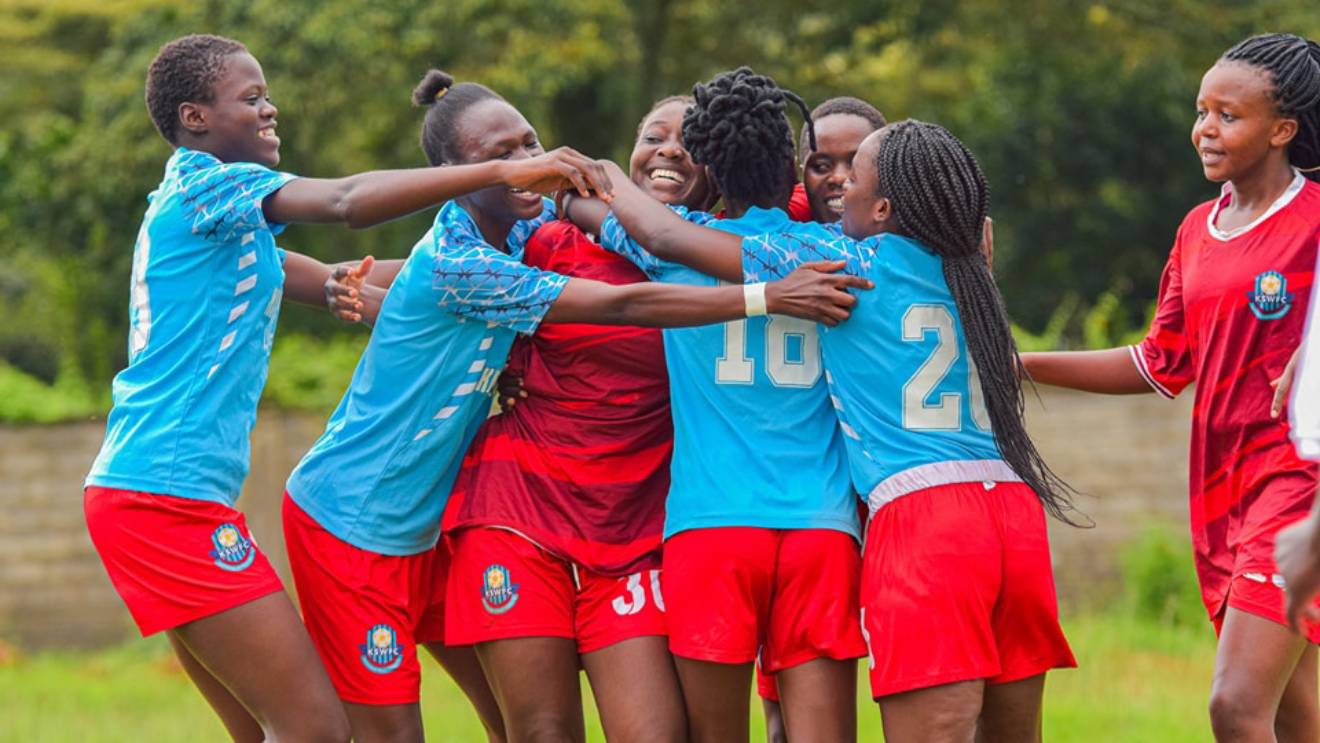Kibera Soccer Women FC. PHOTO/COURTESY